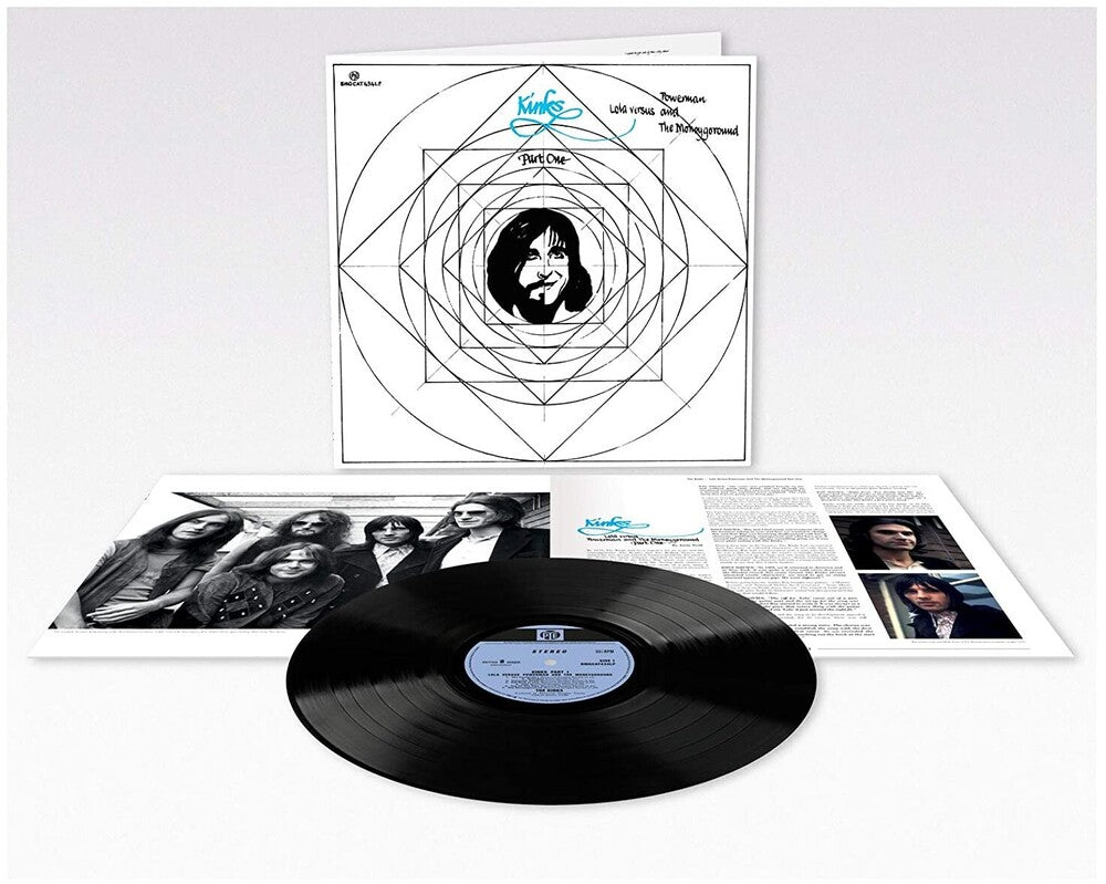 the album cover for The Kinks - Lola Versus Powerman And The Moneygoround, Part One [LP]