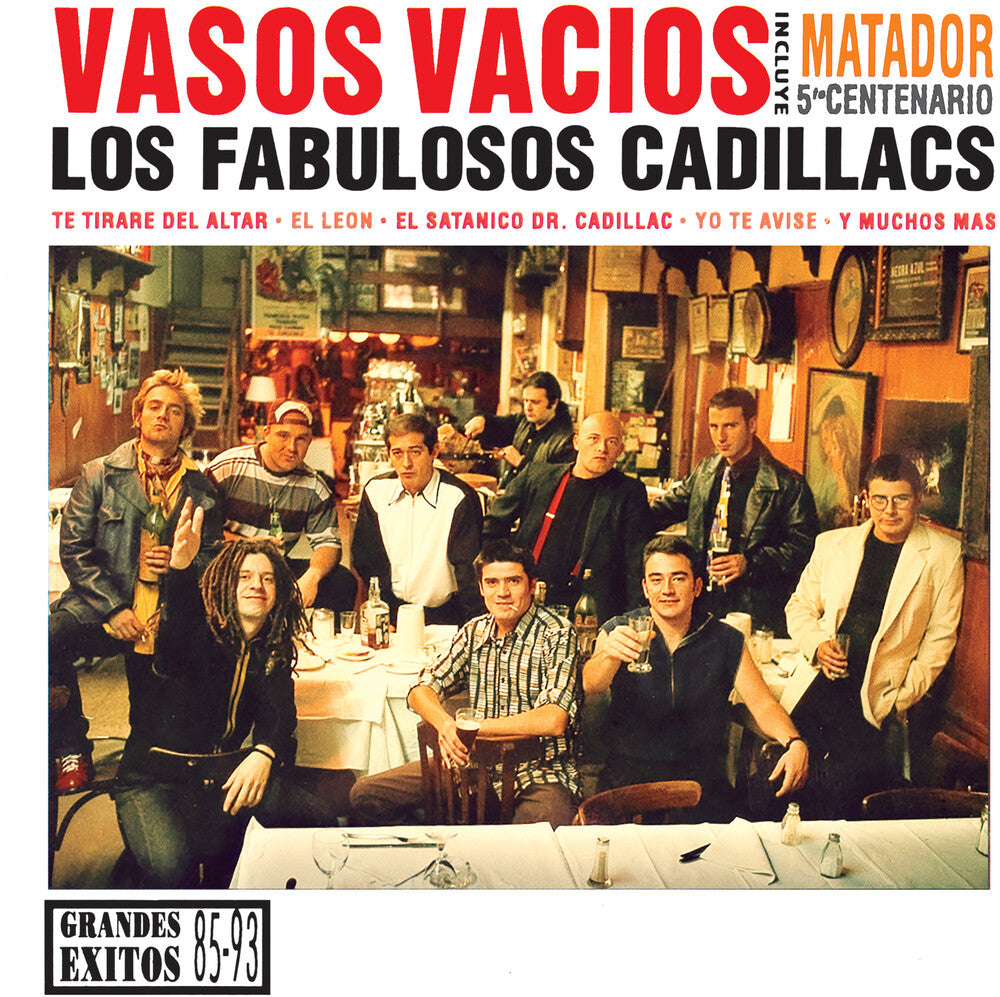 the album cover for  Los Fabulosos Cadillacs - Vasos Vacios