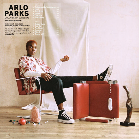 the album cover for Arlo Parks - Collapsed In Sunbeams [Deep Red LP]