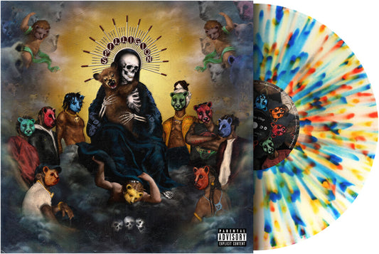 the album cover for Spillage Village / Jid / Earthgang - Spilligion [Colored Vinyl]