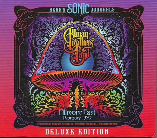 the album cover for The Allman Brothers Band - Bear's Sonic Journals: Fillmore East February