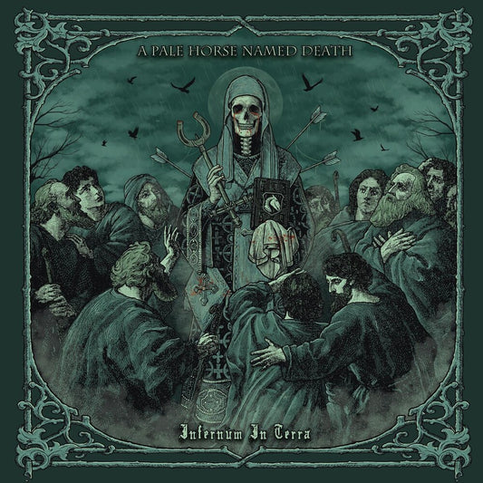 the album cover for A Pale Horse Named Death - Infernum In Terra
