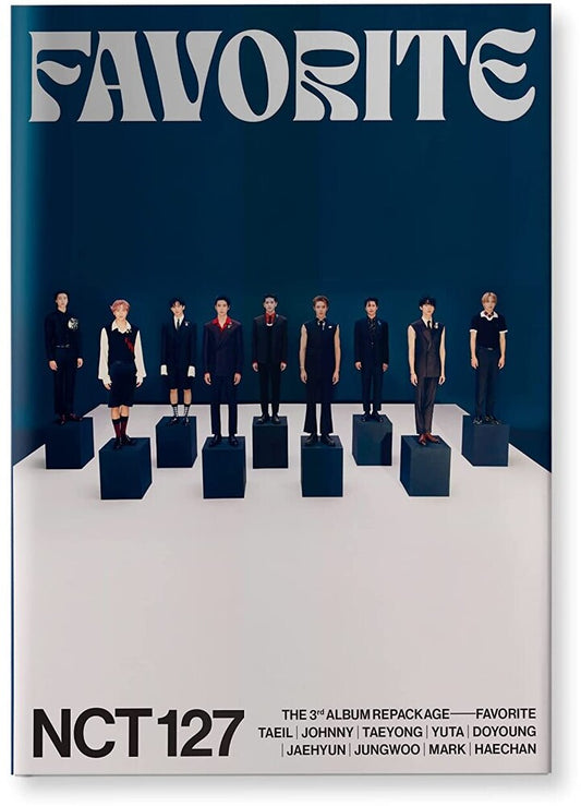 the album cover for NCT 127 - The 3rd Album Repackage 'Favorite' [Classic Ver.]