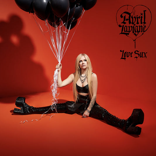 the album cover for Avril Lavigne - Love Sux