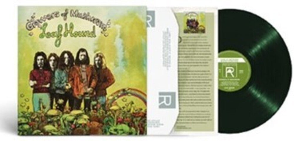 the album cover for Leaf Hound - Growers Of Mushroom [Colored Vinyl] (Grn) [180 Gram] (Hol)