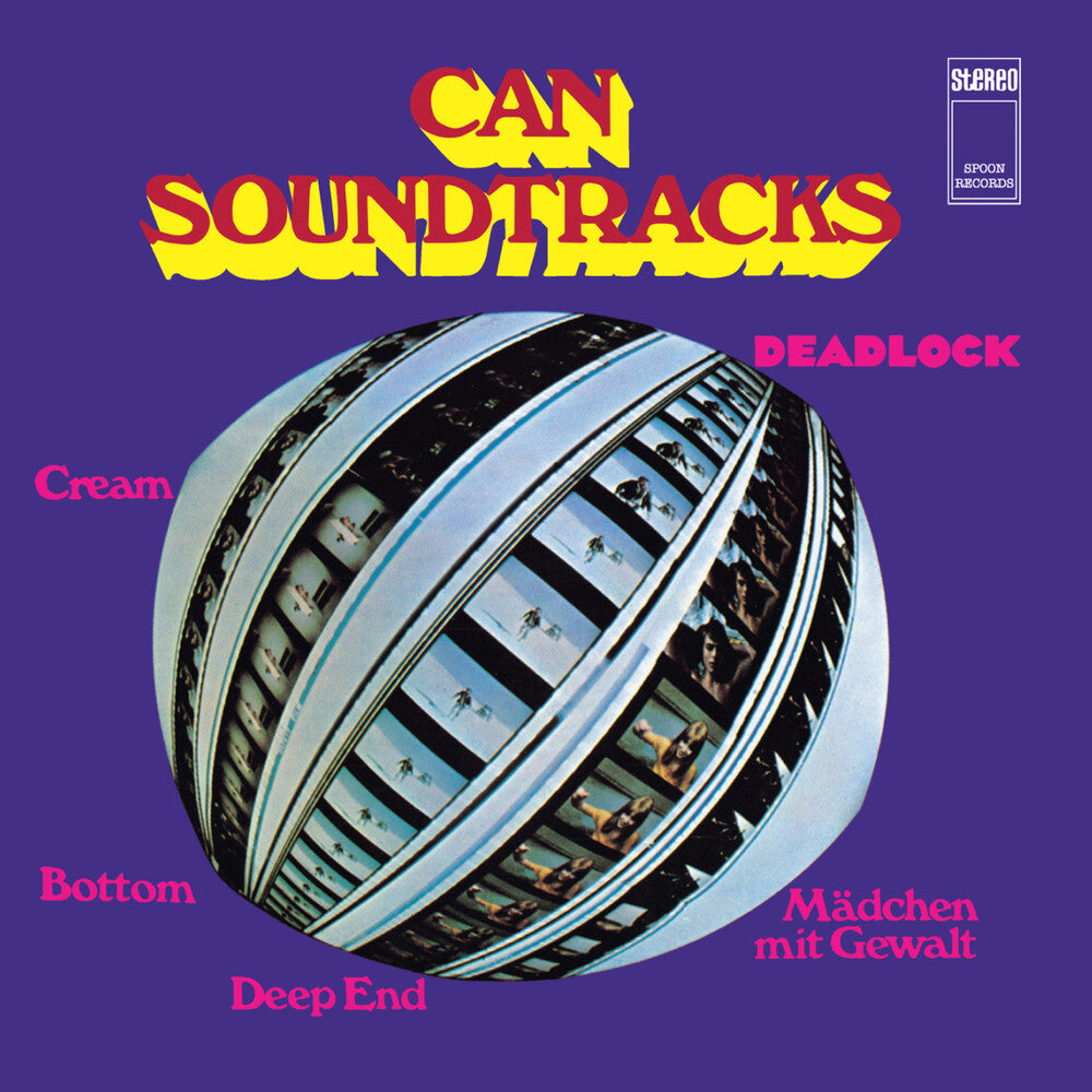 the album cover for Can - Soundtracks [Clear Vinyl] [Limited Edition] (Purp)