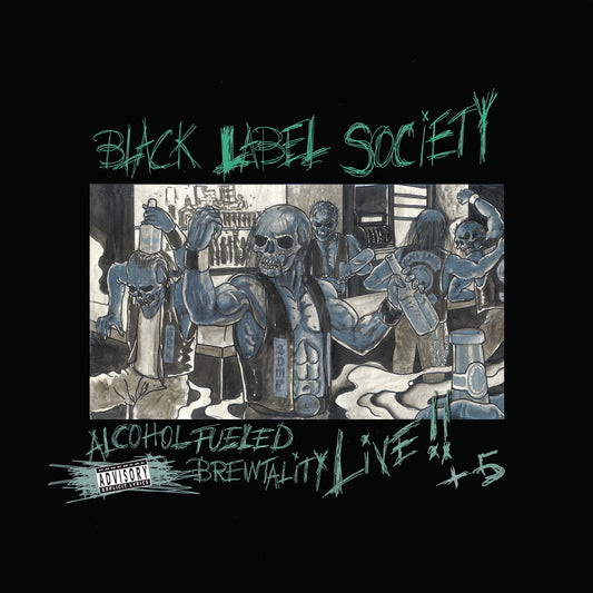 the album cover for Black Label Society - Alcohol Fueled Brewtality Live!