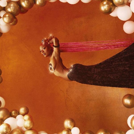 the album cover for Sudan Archives - Natural Brown Prom Queen [LP]