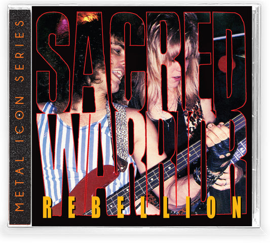 the album cover for Sacred Warrior - Rebellion