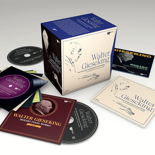 the album cover for WALTER GIESEKING - His Columbia Graphophone Recordings - Complete