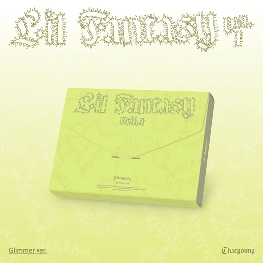 the album cover for Chaeyoung - LIL FANTASY vol. 1 [Glimmer ver.]