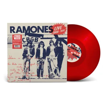 RAMONES- LIVE AT CBGB 1977 (RED) BF25