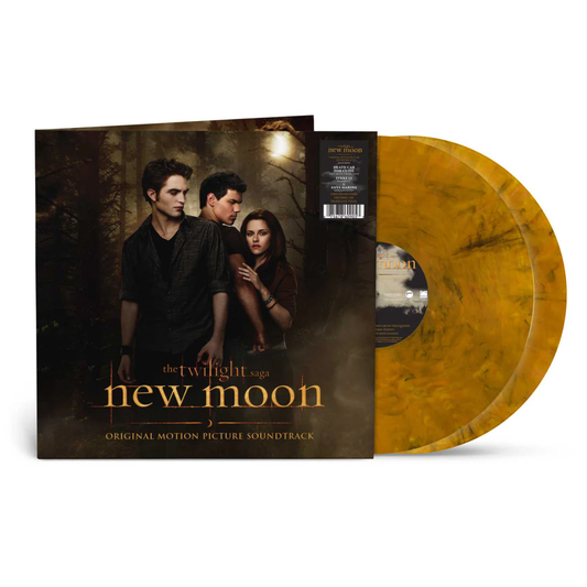 the album cover for Twilight Saga: New Moon - O.S.T. - Twilight Saga: New Moon - O.S.T. [Tigers Eye Colored Vinyl]
