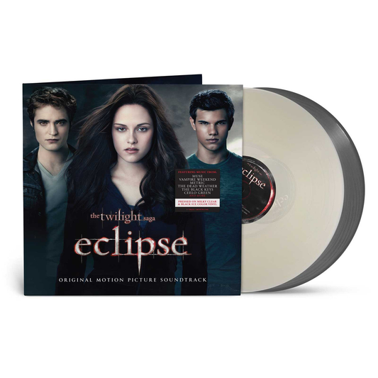 the album cover for Twilight Saga: Eclipse - O.S.T. - Twilight Saga: Eclipse - O.S.T. [Milky Clear and Black Ice Colored Vinyl]