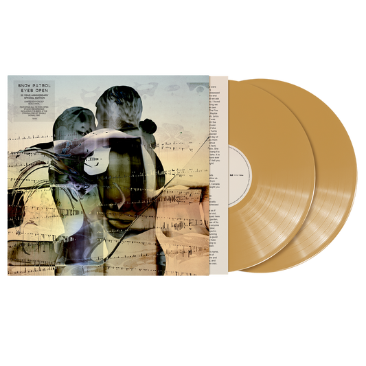 the album cover for Snow Patrol - Eyes Open - 20 Year Anniversary Special Edition [Gold]