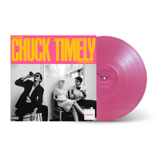 the album cover for Role Model - Chuck Timely & the Hourglass [Watermelon Pink]