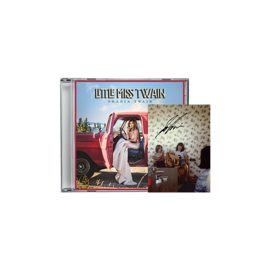 the album cover for Shania Twain - Little Miss Twain [Indie Exclusive Signed Insert]