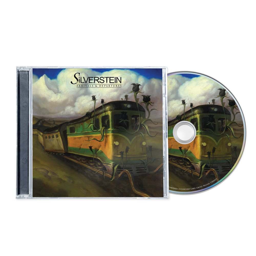 the album cover for Silverstein - Arrivals & Departures [2026]