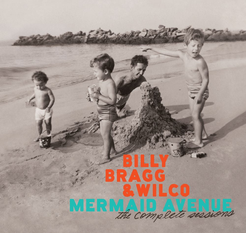 the album cover for Billy Bragg & Wilco - Mermaid Avenue: The Complete Sessions - [7 180g LPs + 7" Box Set]