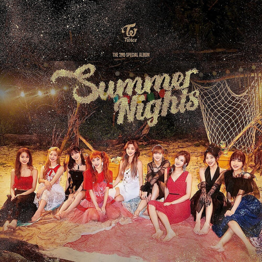 the album cover for TWICE - Summer Nights