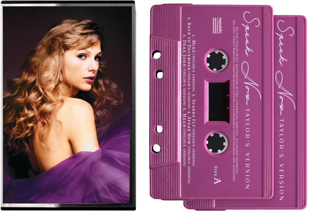 the album cover for Taylor Swift - Speak Now: Taylor's Version [2 Cassette]
