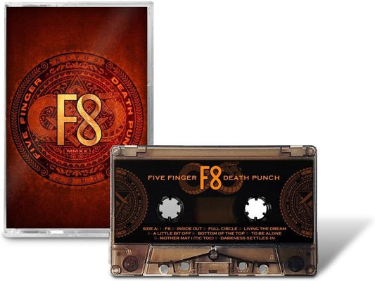 the album cover for Five Finger Death Punch - F8 [Limited Edition Cassette]