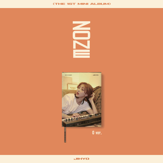 the album cover for JIHYO (TWICE) - ZONE [O Ver.]