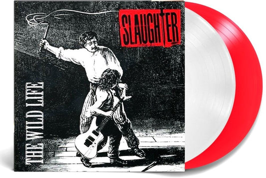 the album cover for Slaughter - Wild Life [Colored Vinyl] (Gate) [Limited Edition] [180 Gram] (Red) (Wht)