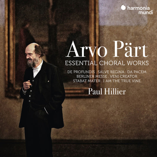 the album cover for Paul Hillier - Arvo Part: Essential Choral Works