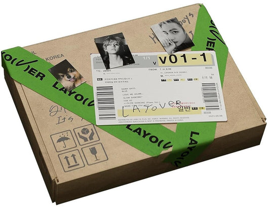 the album cover for V (BTS) - V 'Layover' [1]