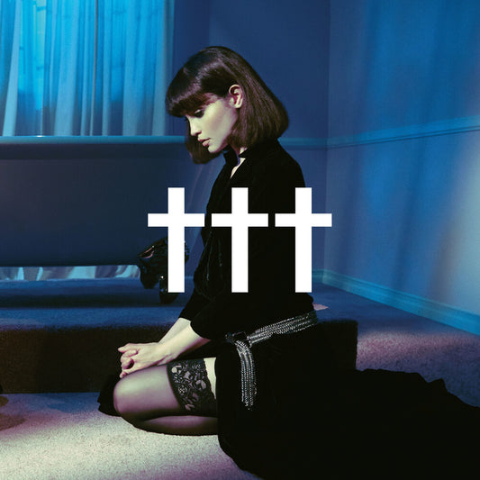 the album cover for +++ (Crosses) - Goodnight, God Bless, I Love U, Delete.