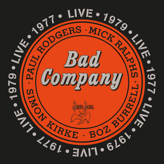 the album cover for Bad Company - Live 1977 & 1979 [Digipak] (Hol)