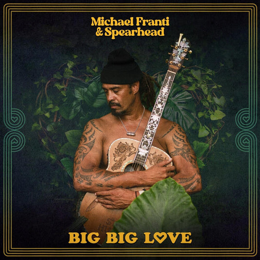 the album cover for Michael Franti & Spearhead - Big Big Love [Clear Highlighter Yellow LP]