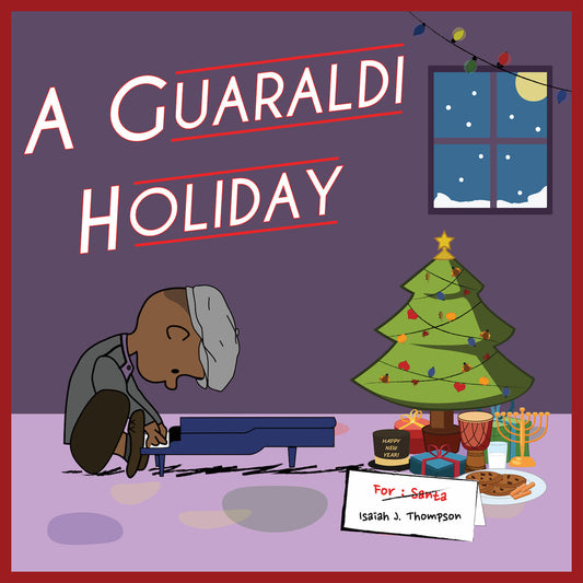 the album cover for Isaiah J. Thompson - A Guaraldi Holiday