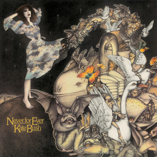 the album cover for Kate Bush - Never For Ever: Remastered