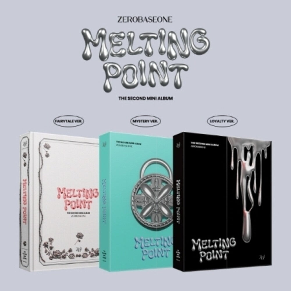 the album cover for Zerobaseone - Melting Point - Random Cover (Pcrd) (Phob) (Phot)