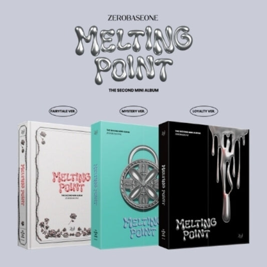 the album cover for Zerobaseone - Melting Point - Random Cover (Pcrd) (Phob) (Phot)