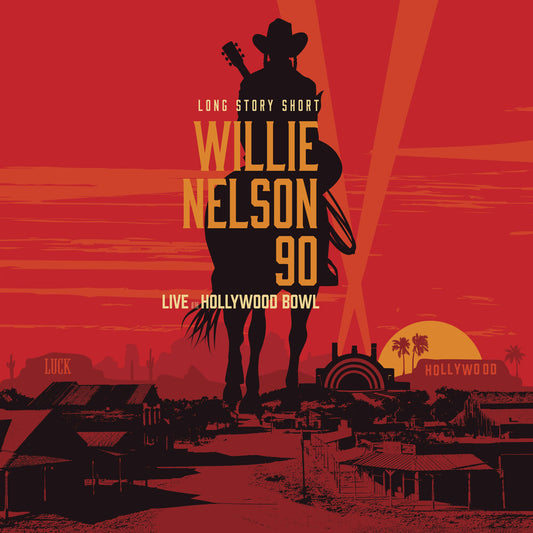 the album cover for Willie Nelson - Long Story Short: Willie 90: Live At The Hollywood Bowl [2CD/Blu-ray]