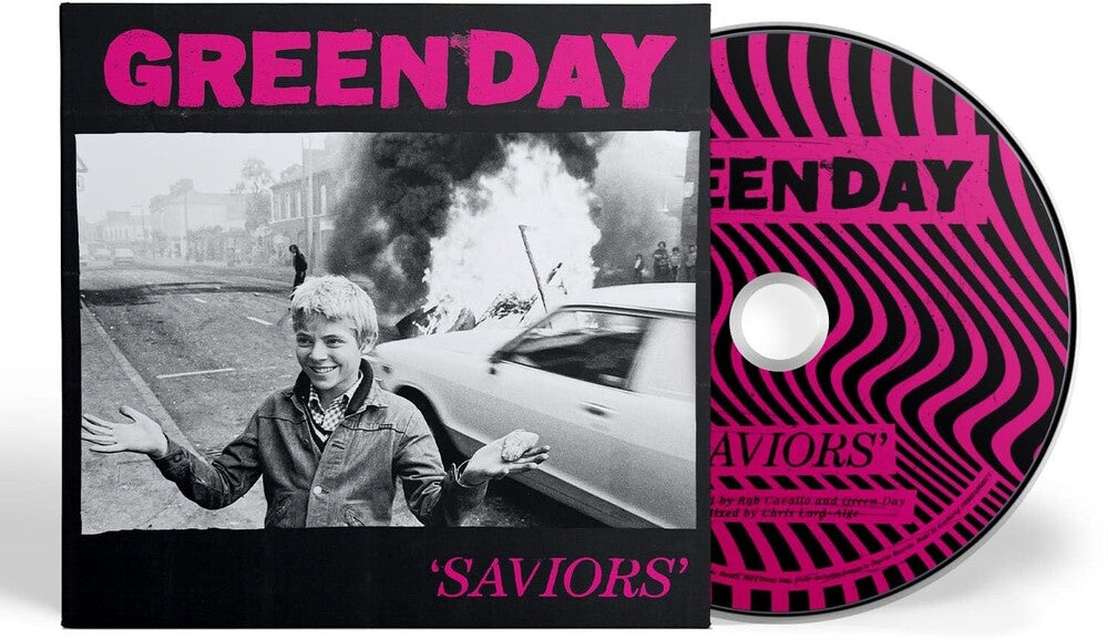 the album cover for Green Day - Saviors