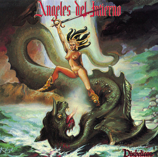 the album cover for Angeles Del Infierno - Diabolica (Hol)
