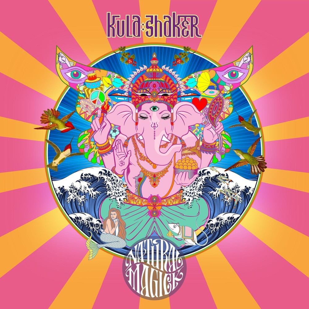 the album cover for Kula Shaker - Natural Magic