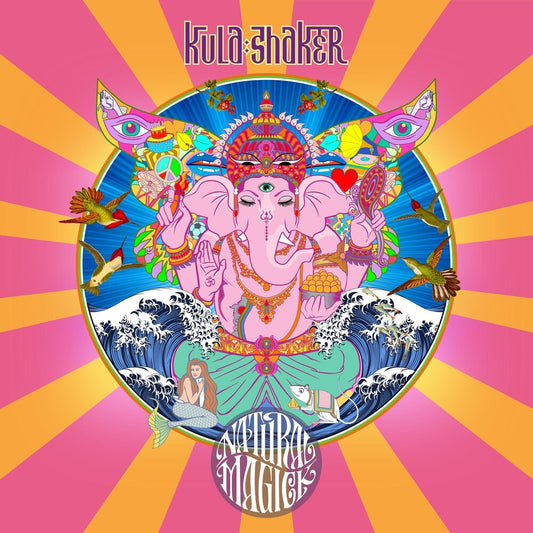 the album cover for Kula Shaker - Natural Magic