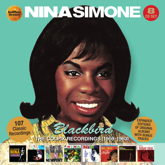 the album cover for Nina Simone - Blackbird: The Colpix Recordings 1959-1963 (Box)