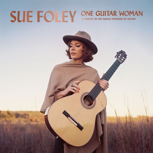 the album cover for Sue Foley - One Guitar Woman