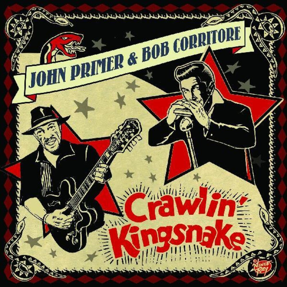 the album cover for John Primer  & Corritore,Bob - Crawlin' Kingsnake