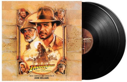 the album cover for John Williams - Indiana Jones And The Last Crusade - O.S.T.