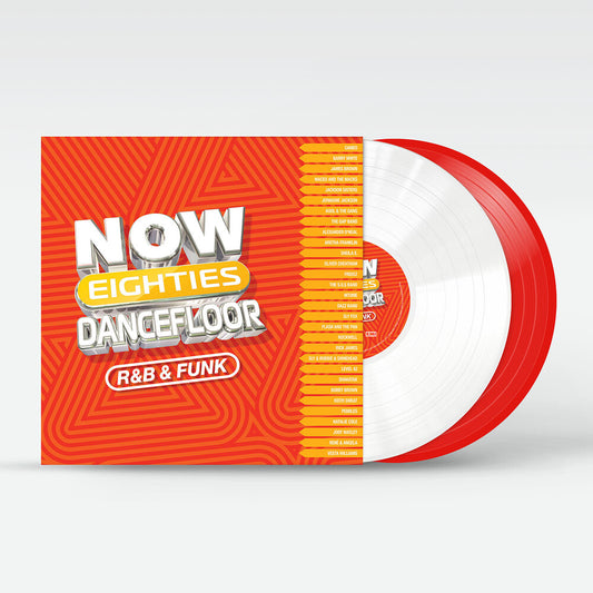 the album cover for Now That's What I Call 80s Dancefloor: R&B & Funk - Now That's What I Call 80s Dancefloor: R&B & Funk