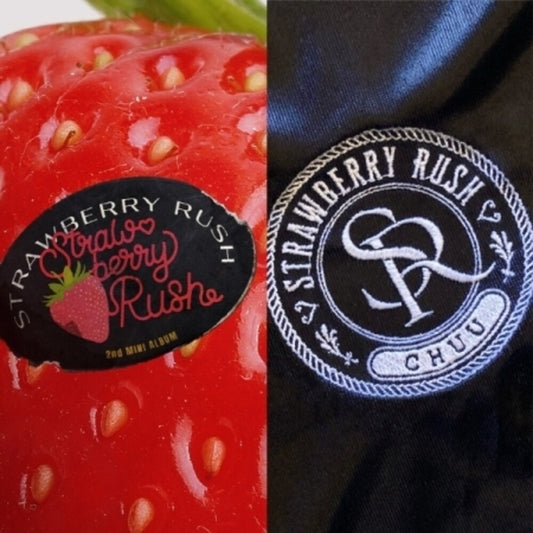 the album cover for CHUU - Strawberry Rush - Random Cover (Coas) (Post)