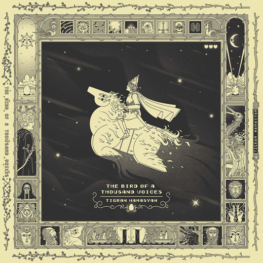 the album cover for Tigran Hamasyan  / Wood,Nate - Bird Of A Thousand Voices