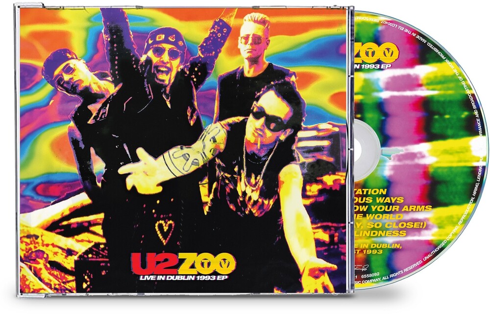 the album cover for U2 - Zoo Tv: Live In Dublin 1993 [Limited Edition]